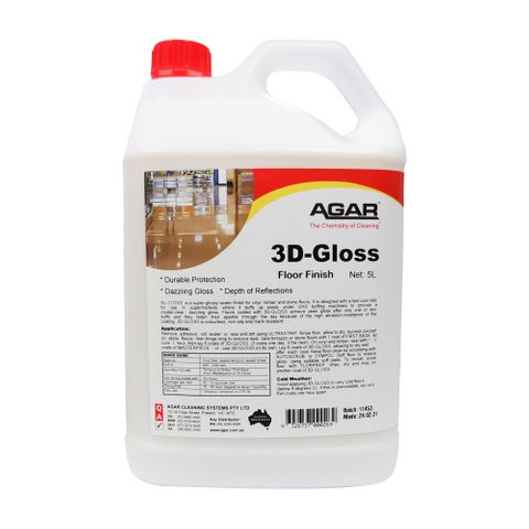 Agar 3D-Gloss 5L - Floor Finish