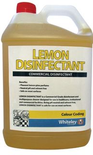 Whiteley Lemon Disinfectant 5L - Commercial Grade