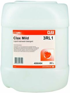 Diversey Clax Mild 3RL1 20L - Liquid Mainwash Detergent