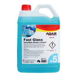 Agar Fast Glass 5L - Spray/Wipe Window Cleaner