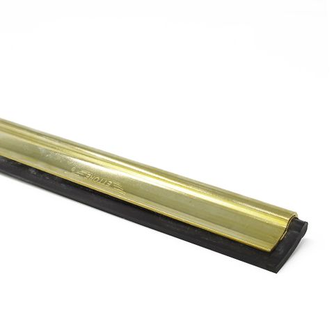 Ettore Brass Channel & Rubber Squeegee 18" / 45cm