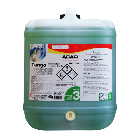 Agar Tango 20L - Hospital Grade Disinfectant