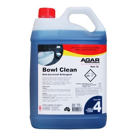 Agar Bowl Clean 5L - Anti-bacterial Detergent