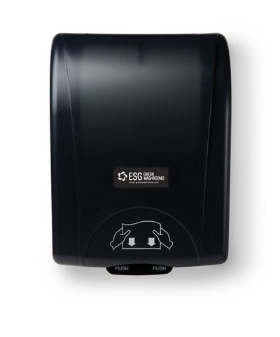 ESG Optiserv Roll Towel Auto-Cut Black Dispenser