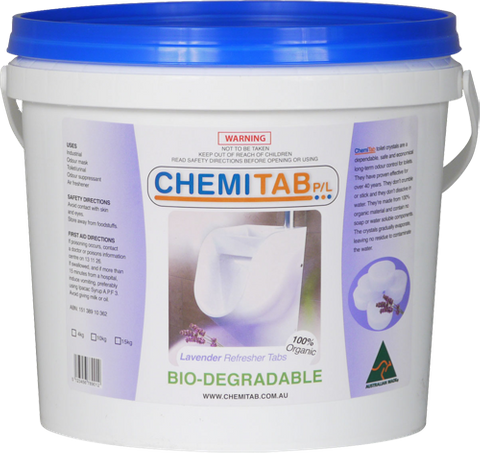 Chemi Tab Lavender Urinal Toilet Blocks 4kg