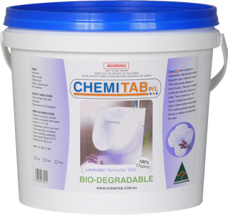 Chemi Tab Lavender Urinal Toilet Blocks 4kg