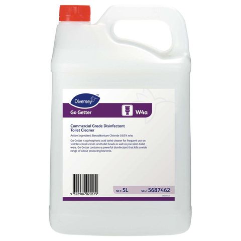 Diversey Go Getter 5L - Commercial Grade Disinfectant Toilet Cleaner