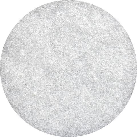 Glomesh White Super Polish Regular Speed Floor Pad - 16" / 400mm