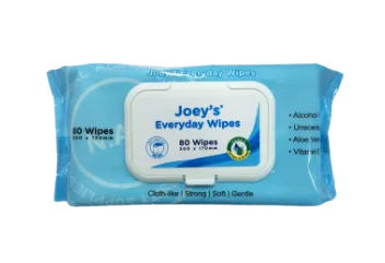 Joey Everyday Wet Baby Wipes With Lid - 16 x 80's