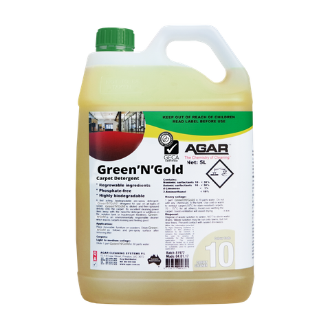 Agar Green'N'Gold 5L - Carpet Detergent