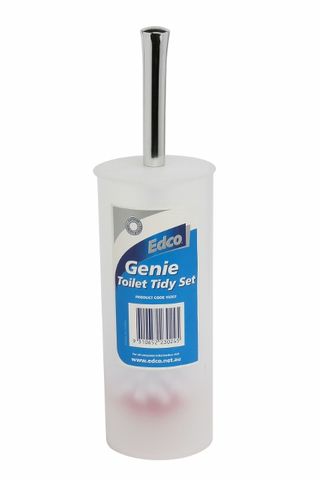 Edco Genie Toilet Brush Tidy Set