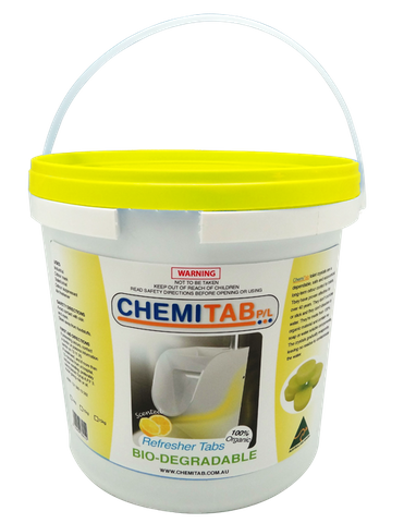 Chemi Tab Lemon Urinal Toilet Blocks 4kg