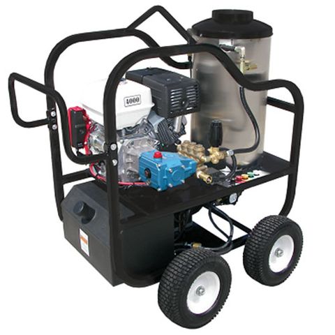 Kerrick PP4012-10C Pro Super Series Four Wheel Direct Drive - Hot Water Petrol Pressure Washer