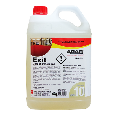 Agar Exit 5L - Carpet Detergent