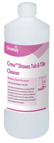 Diversey Bottle Kit - Squeeze - Crew Shower & Tub Tile - 750ml