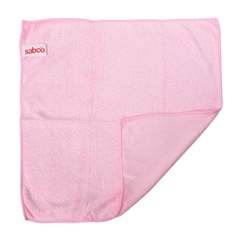 Sabco Millentex Microfibre Cloth Pink 40cm x 40cm