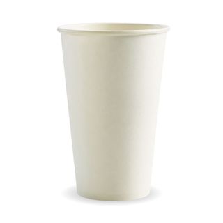 Pac 16oz (90mm) White Single Wall BioCup