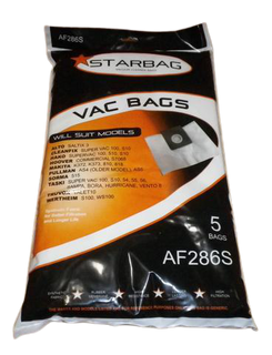Star Bag Synthetic Vacuum Bags To Suit Alto, Cleanfix, Hako, Makita, Pullman, Taski, Wertheim