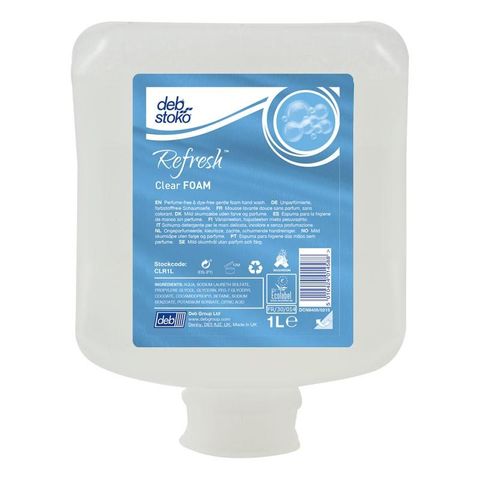 Deb Refresh Clear Foam Hand Wash 2L