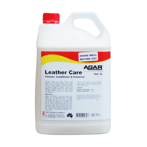 Agar Leather Care 5L - Cleaner, Conditioner & Protector