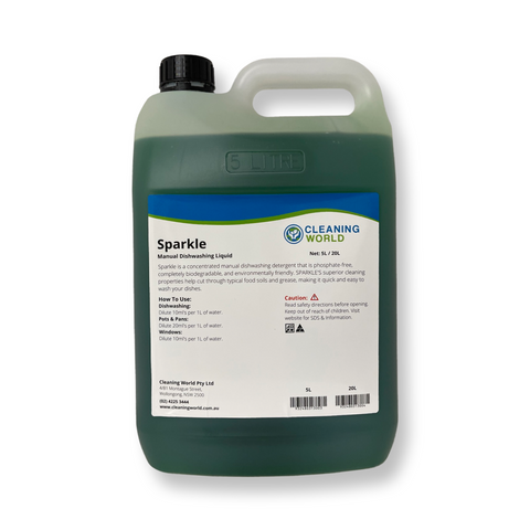 Cleaning World Sparkle 5L - Manual Dishwashing Liquid