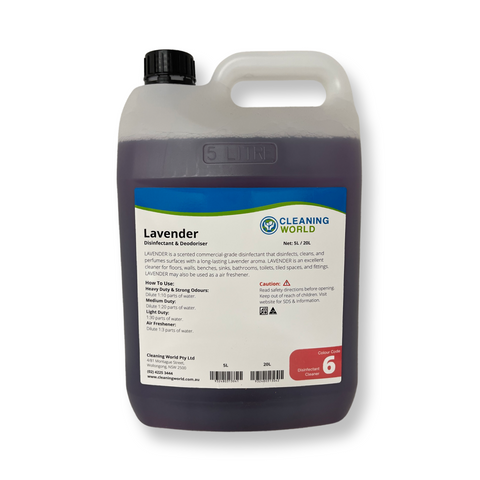 Cleaning World Lavender 5L - Disinfectant & Deodoriser