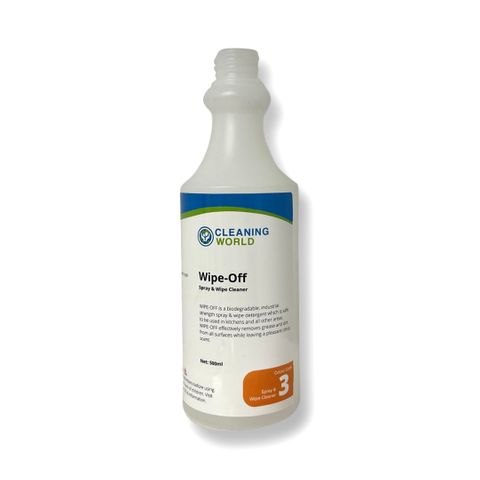 Cleaning World Wipe-Off Spray Bottle 500ml