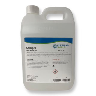 Cleaning World Sanigel 5L - Hand Sanitiser Gel