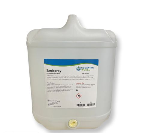 Cleaning World Sanispray 20L - Hand Sanitiser Liquid