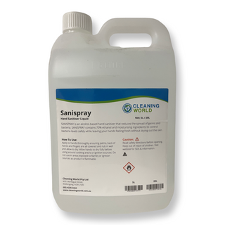 Cleaning World Sanispray 5L - Hand Sanitiser Liquid