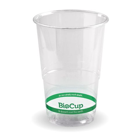 BioPak 280ml / 10oz Clear BioPlastic BioCup