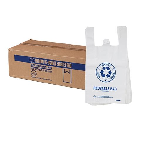 Austar Medium Reusable Singlet Bags 37um