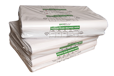 Ecobuy White Newsprint Paper - Large 600mm x 870mm