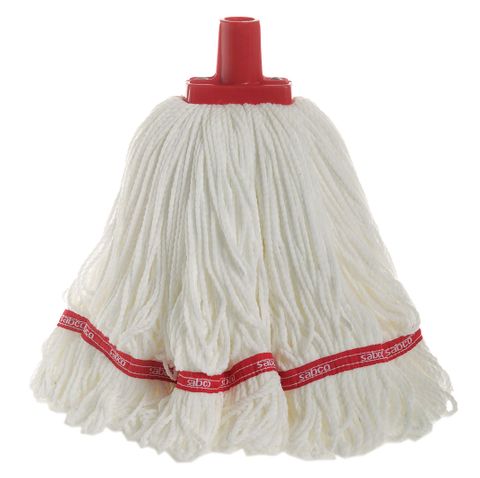 Sabco 400g Premium Grade Microfibre Round Mop - Red