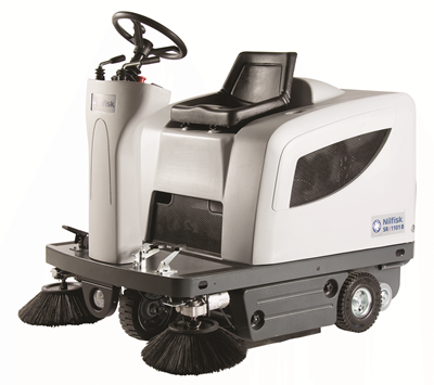 Nilfisk SR1101 - Mid Sized Ride On Sweeper