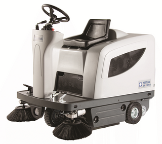 Nilfisk SR1101 - Mid Sized Ride On Sweeper