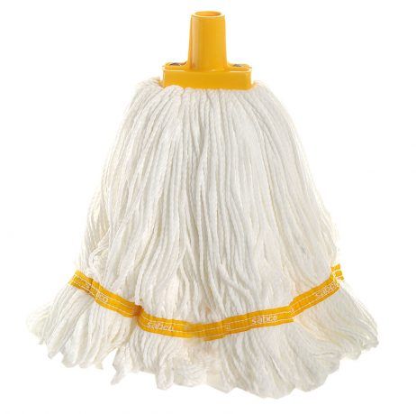 Sabco 400g Premium Grade Microfibre Round Mop - Yellow