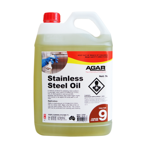 Agar Stainless Steel Oil 5L - Stainless Steel Cleaner