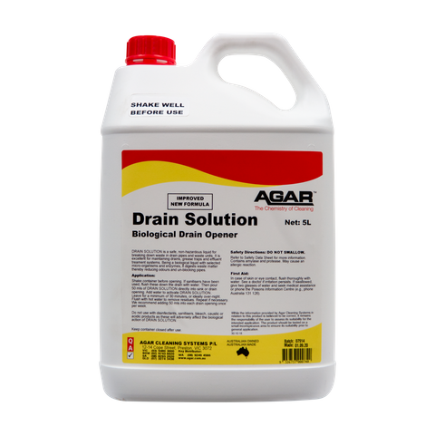 Agar Drain Solution 5L - Biological Drain Opener