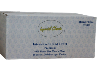Imperial Classic Premium TAD Slimline Interleaved Hand Towel - 23cm x 23cm