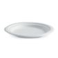 BioPak 18cm / 7" BioCane Round Plate - White