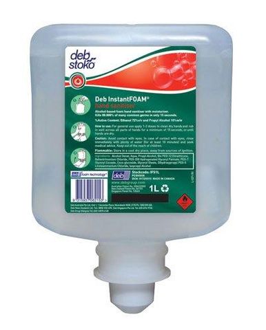 Deb Instant Foam Hand Sanitiser 1L