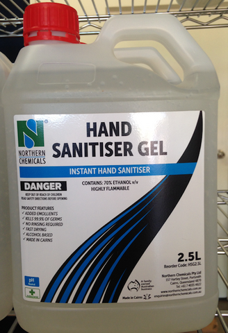 Hand Sanitiser Gel 2.5 Litre