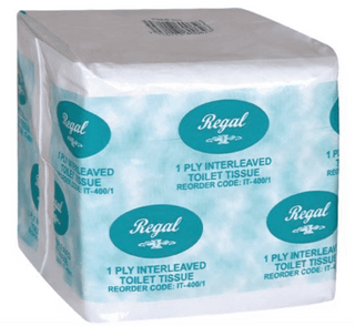 Regal Interleaved Toilet Tissue 400sh Iply 45pks