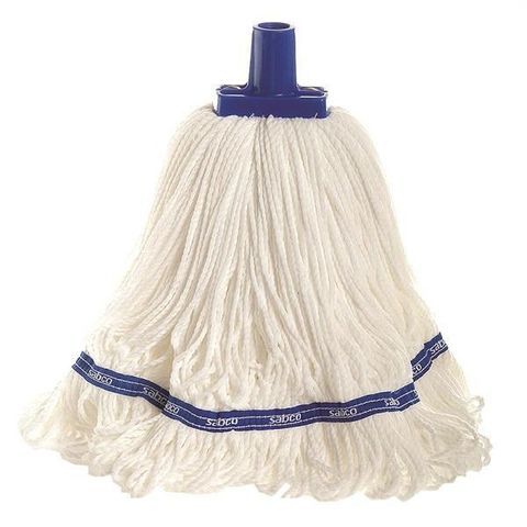 Sabco Prem 350gm Microfibre Round Mop Blue