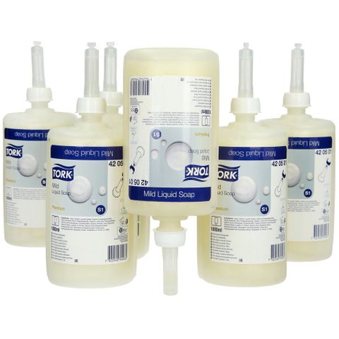 S1 Tork Mild Soap Premium Refill 6 X 1LT