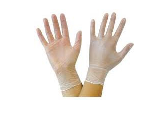 Vitals Clear Vinyl Glove Med P/F X 100pk