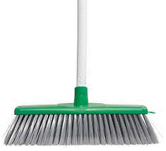 Classic Plus Ultimate Indoor Broom W/H -  Green