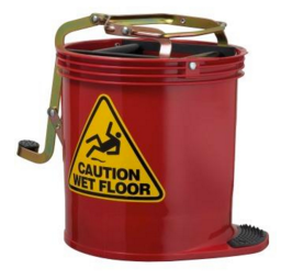 16LT MOP WRINGER BUCKET METAL (RED)