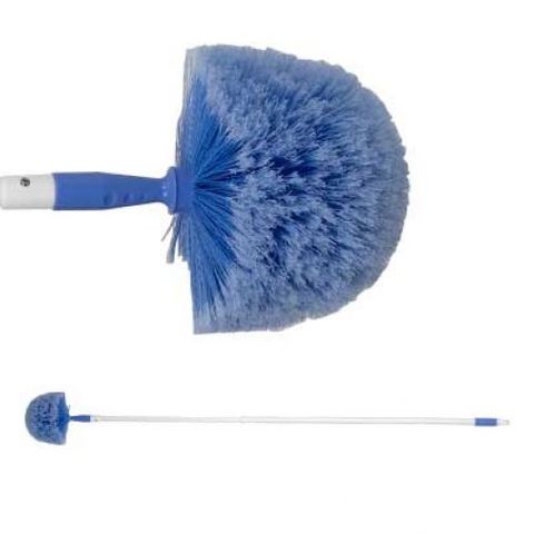 Dome Shaped Cobweb Broom With Handle